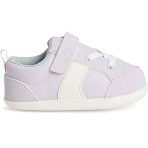 See Kai Run Stevie II Lavender Purple Leather First Walker Sneakers Size 4 Kids